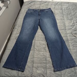 Kut from the Kloth Blue Flare Wide Leg Jeans